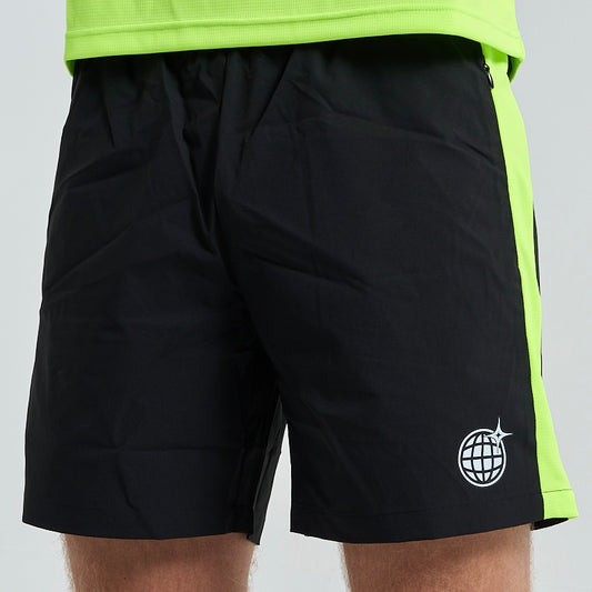 PRTY Active Shorts - Black / Volt