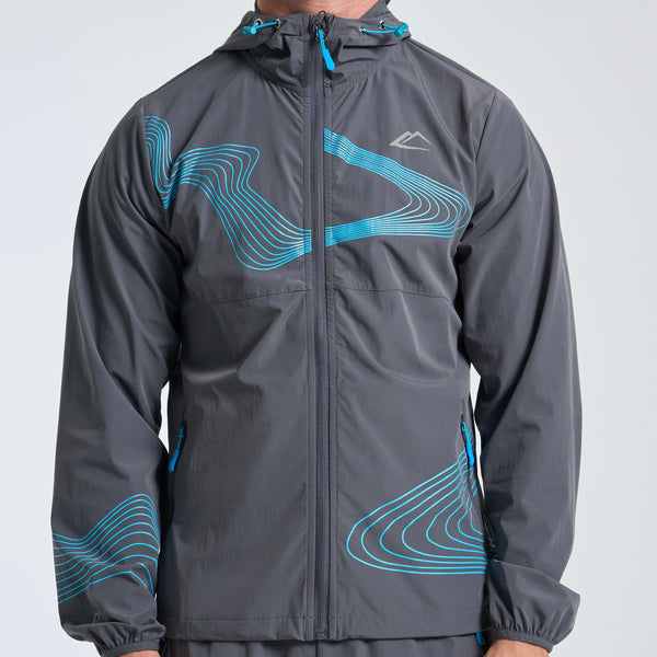 ActiveLine Wave Windrunner  - Grey / Baltic Blue