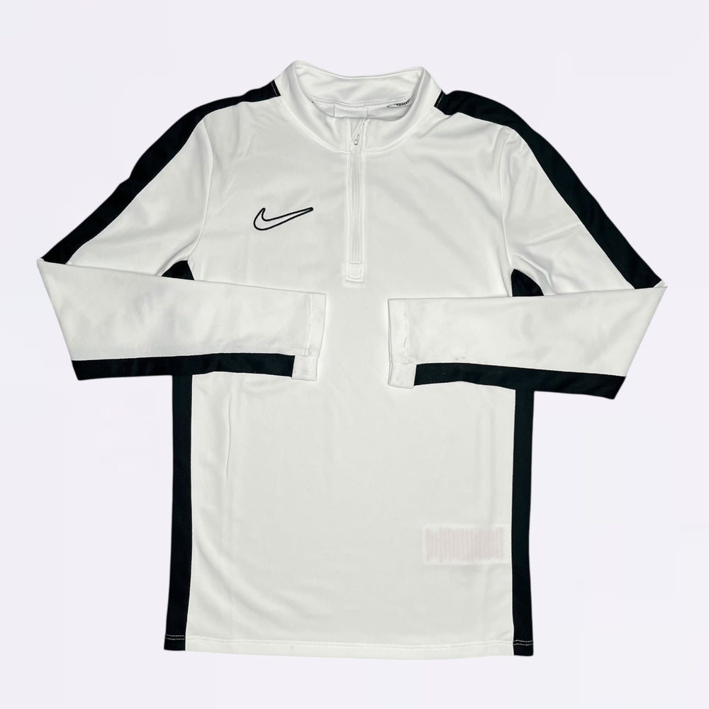 Nike Academy Pro Half Zip White Black (Junior)