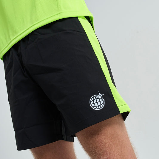 PRTY Active Shorts - Black / Volt