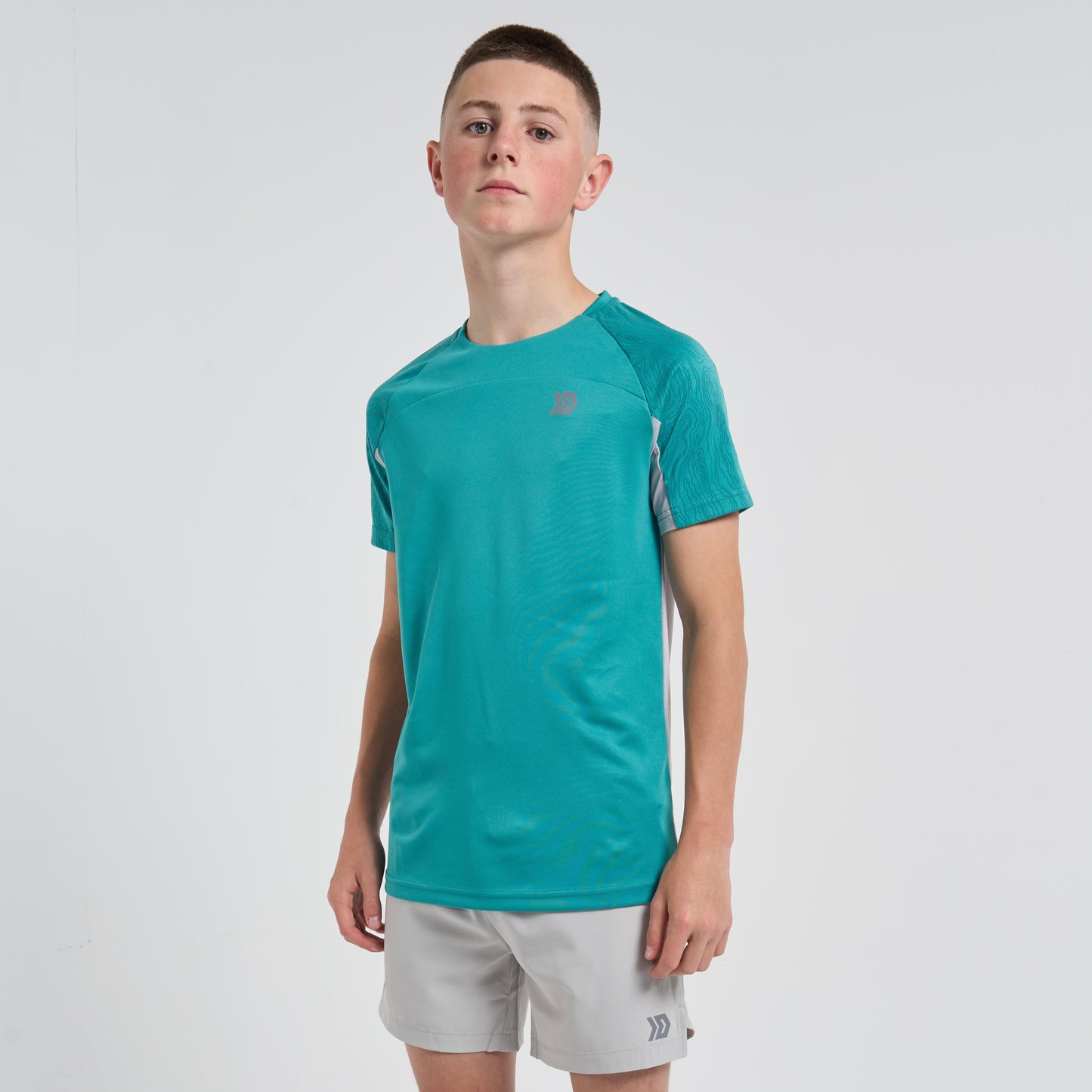 DASH Tee Set - Grey / Mint Green (Junior)