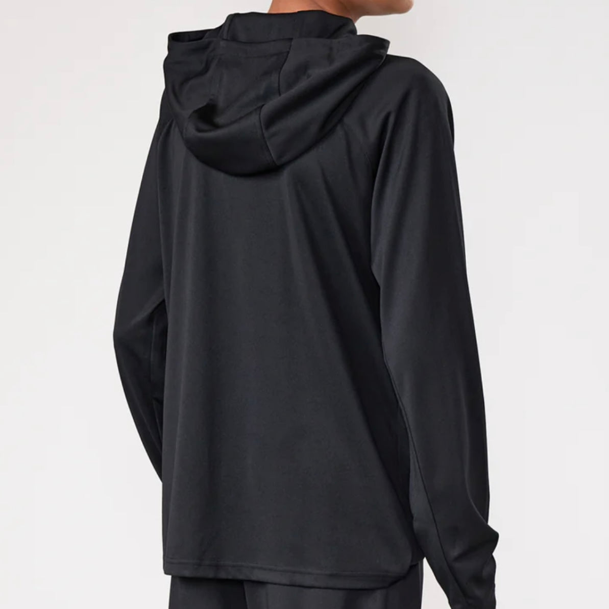 GymKing  Lightweight Poly Full Zip - Black (Junior)