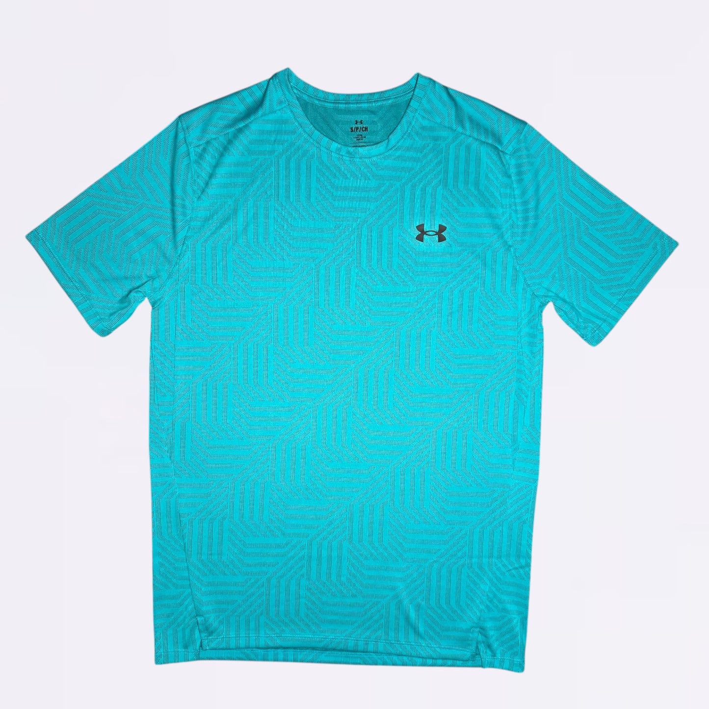 Under Armour Geotessa Set - Tee & Shorts - Caribbean / Grey