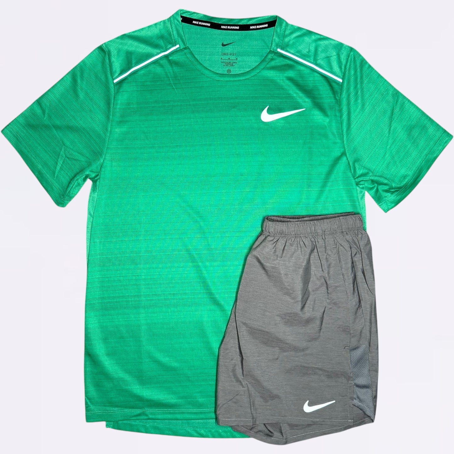 Nike Miler & Challenger Set - Stadium Green / Grey