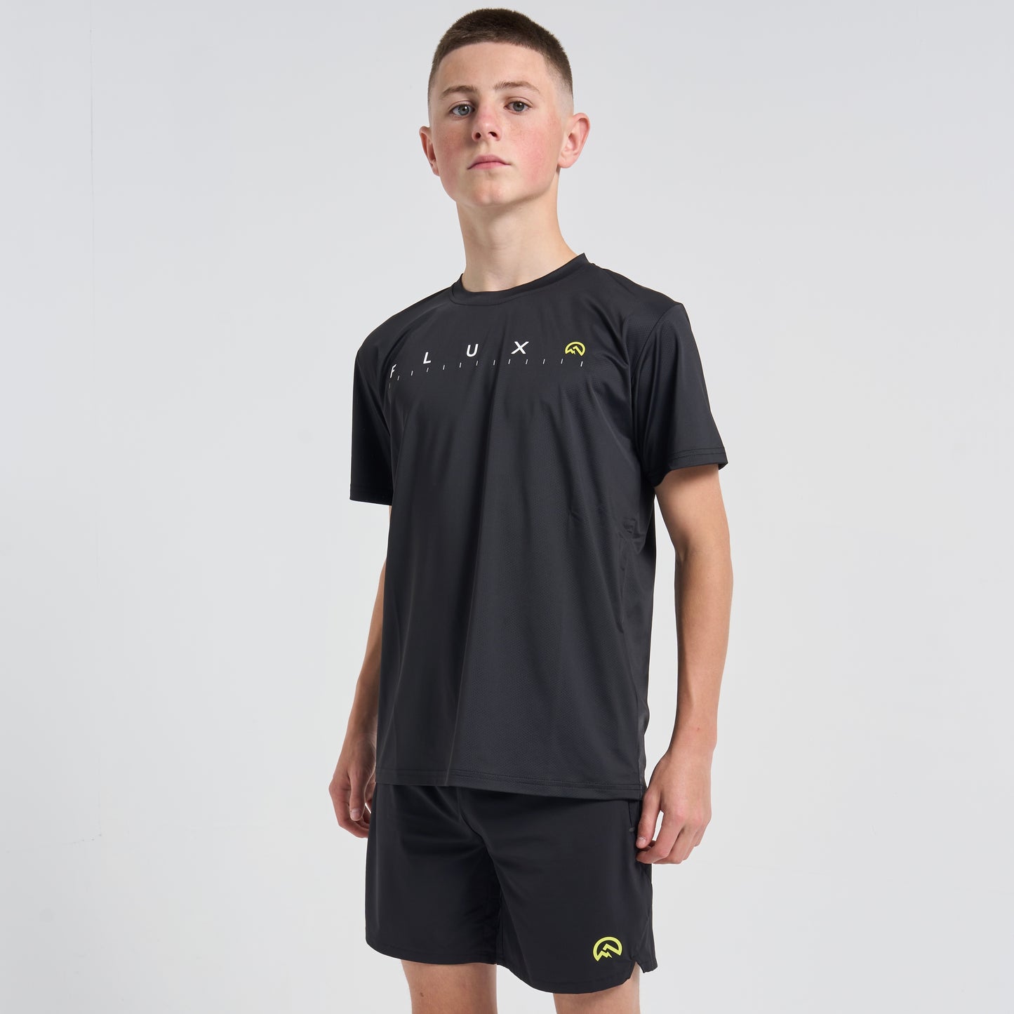 Flux Graphic Set - Black / Neon (Junior)