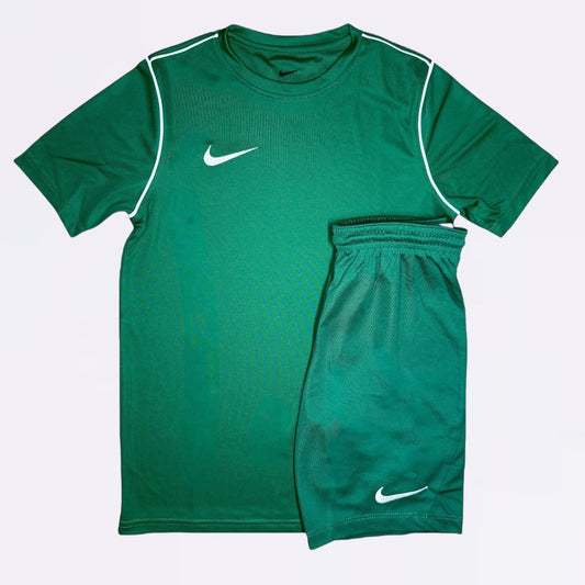 Nike Dri Fit 2.0 Set - Dark Green (Junior)
