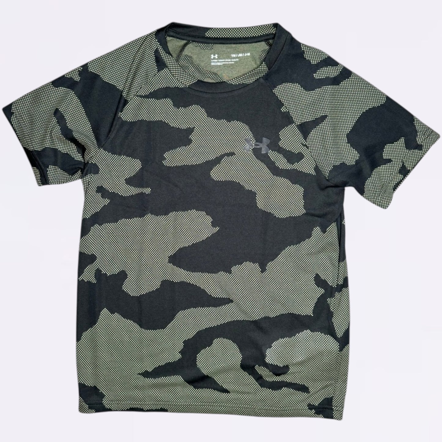 Under Armour Velocity Jacquard Tee Khaki Black (Junior)