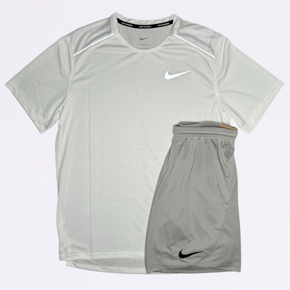 Nike Miler Set - White / Grey