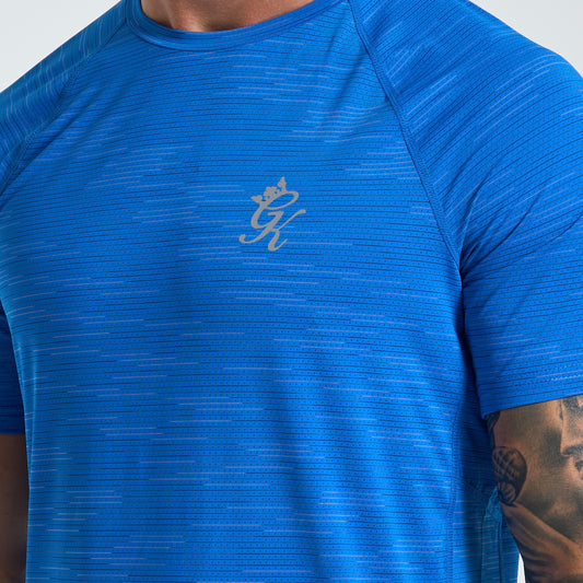 GymKing Energy Grindle Tee - Royal Azure