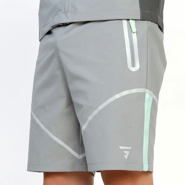 GRIID Reflect Windrunner & Shorts Set - Green (Junior)