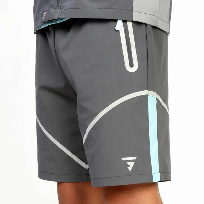 GRIID Reflect Windrunner & Shorts Set - Blue (Junior)
