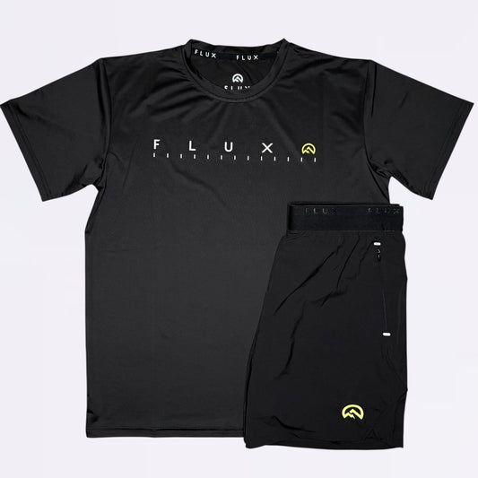 Flux Graphic Set - Black / Neon (Junior)