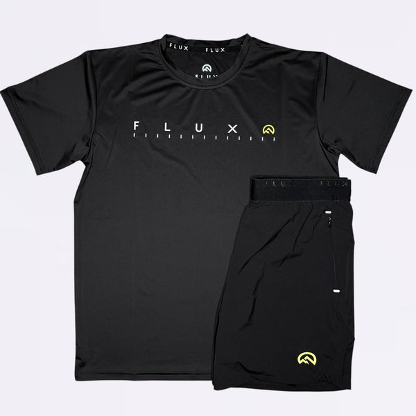 Flux Graphic Set - Black / Neon (Junior)