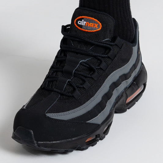 Nike Air Max 95 Black Orange Jewel Swoosh