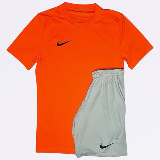 Nike Dri Fit Set - Orange / Grey