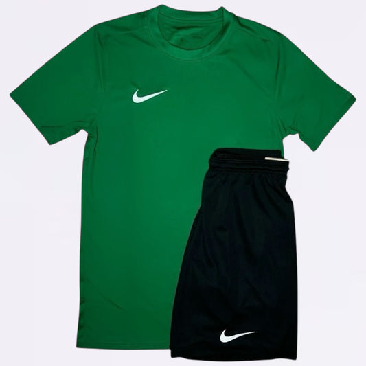 Nike Dri Fit Set - Dark Green / Black