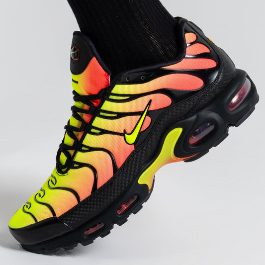 Nike Air Max Plus - Black / Solar Red / Volt