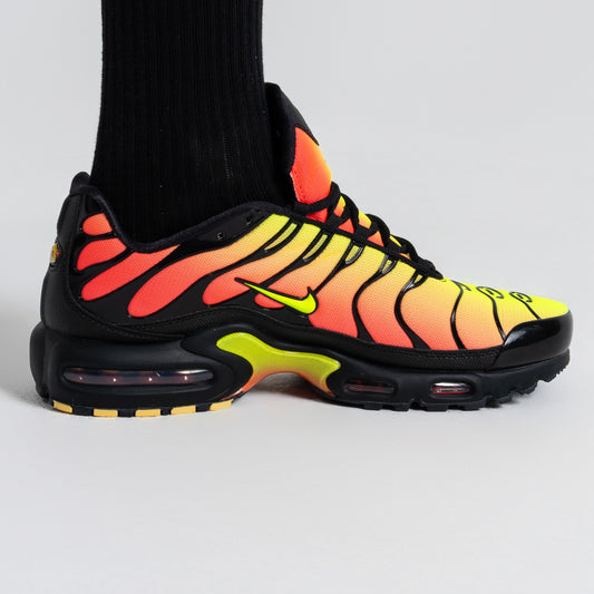Nike Air Max Plus - Black / Solar Red / Volt